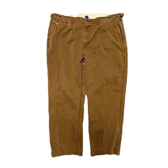 Vintage Polo Ralph Lauren Chino Pants Mens 40x30 Brown - Picture 1 of 15